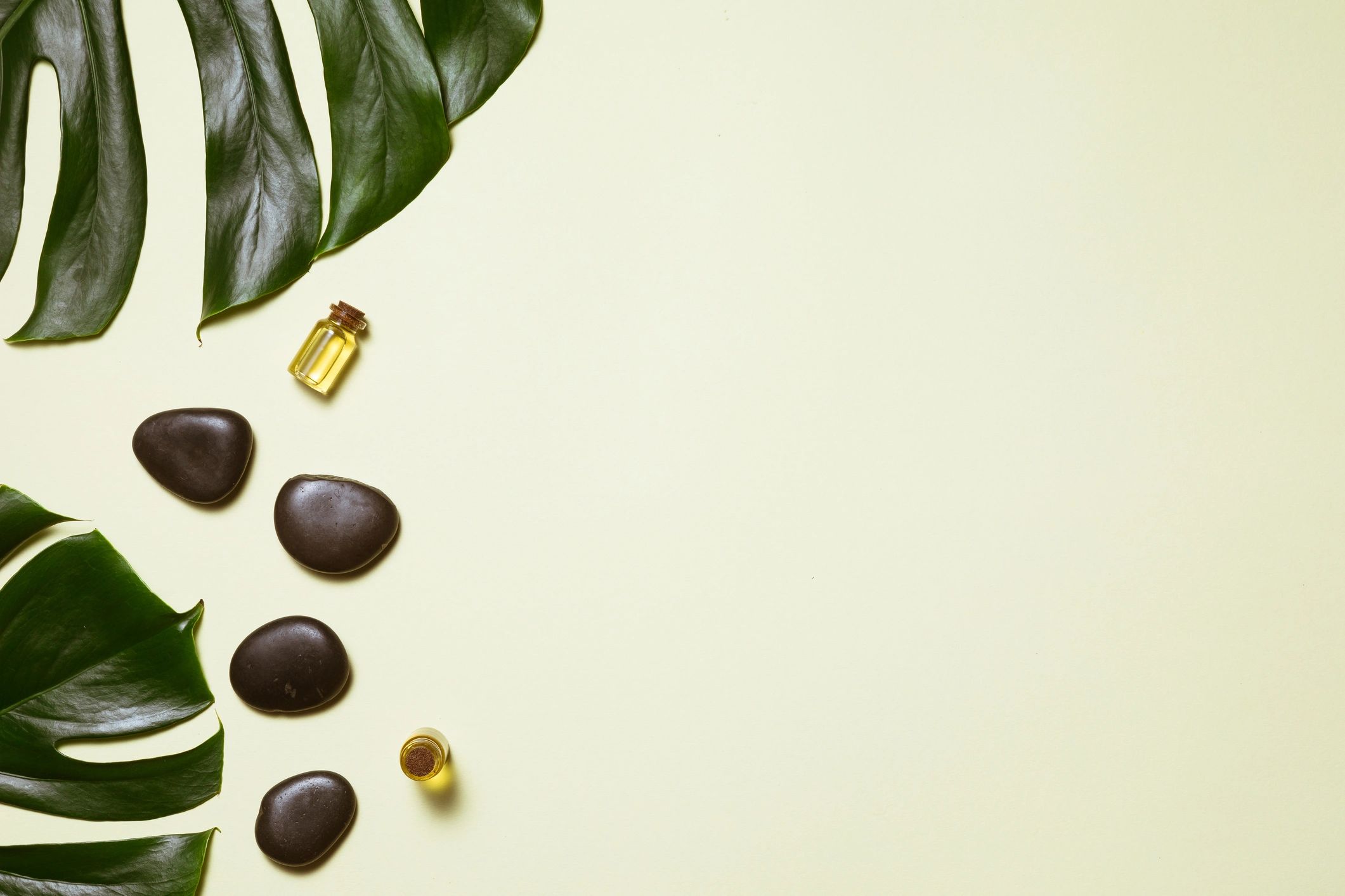 modern hemp wellness product background